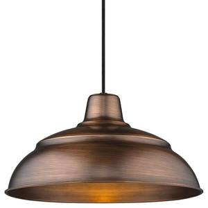 lot 47004 image: Millennium - RWHC17-NC - One Light Pendant - R Series - Natural Copper