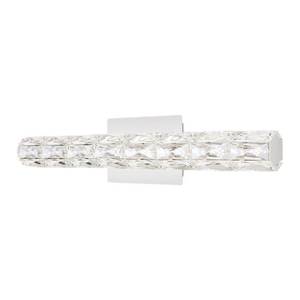lot 47013 image: Home Decorators Collection Keighley 24 in. Chrome LED Crystal Vanity Light Bar