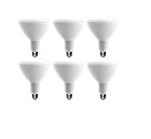 lot 46068 image: EcoSmart 75-Watt Equivalent BR40 Dimmable Bulb Daylight (6-Pack)