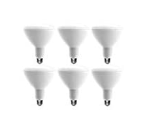 lot 46070 image: EcoSmart 75-Watt Equivalent BR40 Dimmable Bulb Daylight (6-Pack)