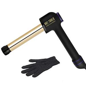 lot 22252 image: HOT TOOLS Professional 24k Gold CURLBAR for Long Lasting Results, 1 Inch