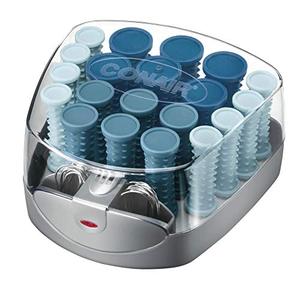 lot 22259 image: Conair Compact Multi-Size Hot Rollers, Blue