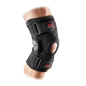 lot 22369 image: McDavid PSII Bi-Lateral Geared Polycentric Hinged Knee Brace Support, Improves Medial and Lateral Stability, Reduces Injury and Assists in Recovery, Black, Small