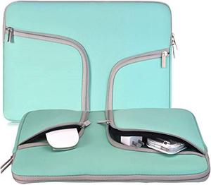 lot 22399 image: Egiant 11.6 inch Laptop Sleeve, Water-Resistant Protective Bag Compatible MacBook 12 Retina, Chromebook 11.6,HP Stream 11,Surface Pro 3 4 5 6 7,Computer Notebook Carrying Cases with 2 Pocket-Turquoise
