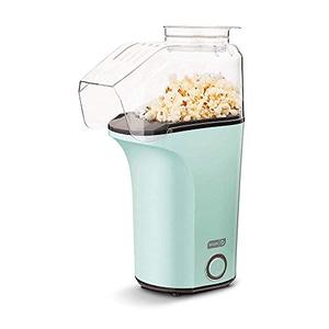 lot 28540 image: DASH DAPP150V2AQ04 Hot Air Popper Popcorn Maker, 16 cups, Aqua