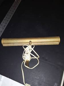 lot 1051 image: Bolts to the Wall Brass Lamp