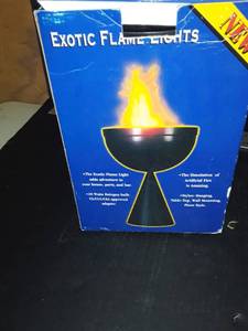 lot 1054 image: Exotic Flame Lights