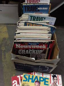 lot 1097 image: Magazines...Mostly Travel Holiday and some others. See pictures