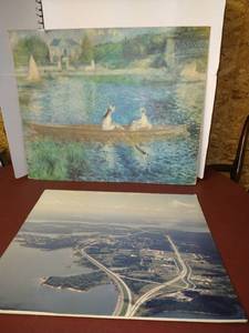 lot 1563 image: Two wall art poster boards