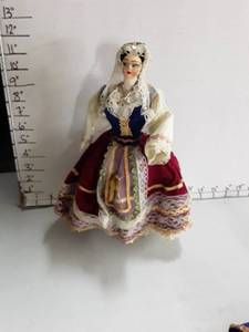 lot 2008 image: Vintage Bohemian Gypsy Hand crafted doll