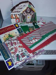lot 2104 image: Wrapping paper bags name tags stickers