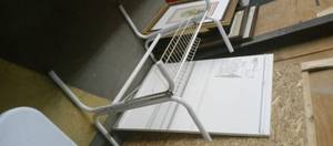 lot 1575 image: Drafting table needs assembly