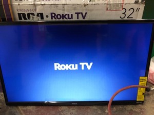 lot 57220 image: RCA 32 Class HD 720P Roku Smart LED TV RTR3260-W