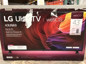 lot 57237 image: LG 43 Class 4K UHD 2160P Smart TV 43UN6950ZUA 2020 Model