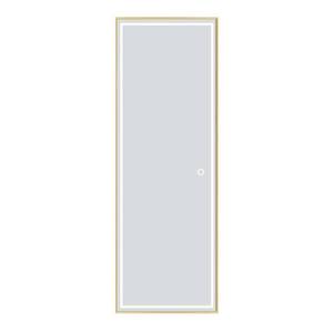 lot 1288 image: Modern Aluminum Alloy Thin Framed Full Length Floor Mirror- Retail$345.49