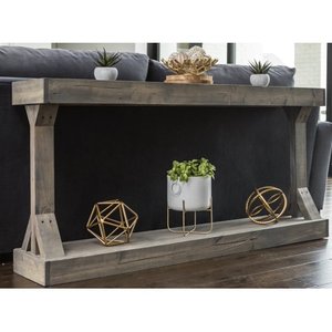 lot 1369 image: Barb Large Console Table Solid Wood by Del Hutson Designs Retail$224.49