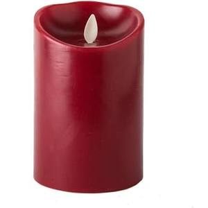 lot 1366 image: Luminara Real Flame- Effect Candle Red