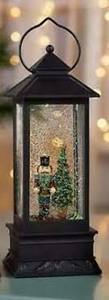 lot 1367 image: Illuminated Holiday Lantern with Timer by Lori Greiner Nutcracker