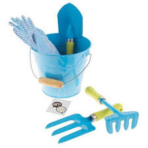 lot 1377 image: Hey Play 80-PP-GSP Kids Garden Tool Set - Mini Kit for Boys & Girls