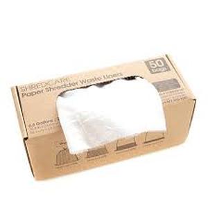 lot 1386 image: ShredCare - Paper Shredder Bin Liners (50-Pack)