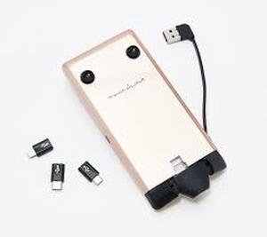 lot 1399 image: Thinium Cordless 3600 mAH Charger by Lori Greiner Gold