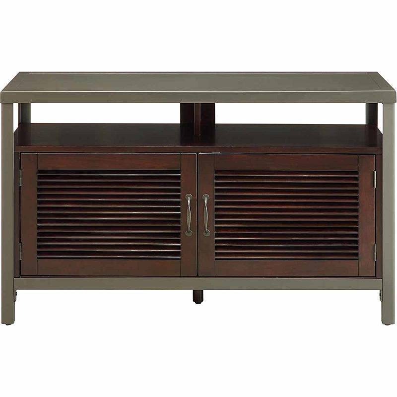 lot 469 image: Tech Craft 48 Wide Walnut Credenza TV STAND
