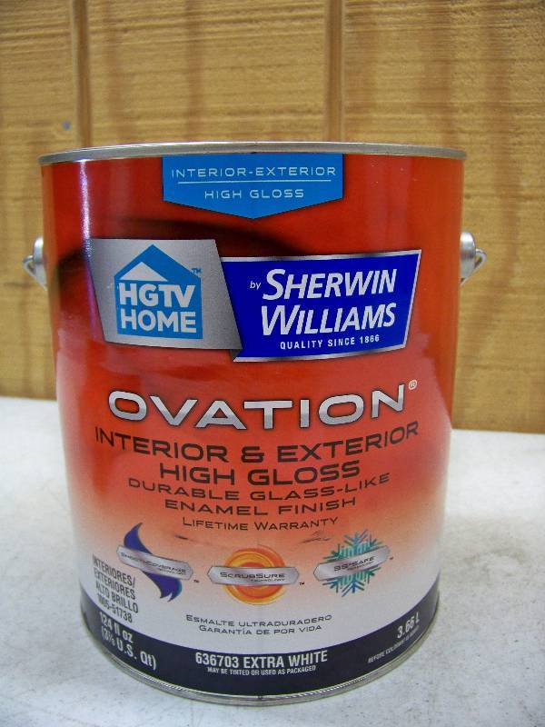 Gallon Sherwin Williams Ovation Interior Exterior High Gloss Gallon Sherwin Williams Ovation Interior Exterior High Gloss Belton Bulk Items And Re Auction Equip Bid