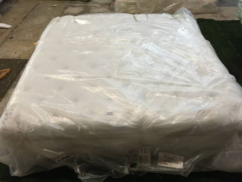 lot 7087 image: SEALY OPTIMUM 2 RADIANCE GOLD- KING MATTRESS