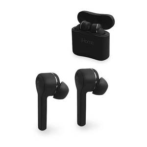 lot 33766 image: iHome XT-47 True Wireless Earbuds with Charging Case, Black
