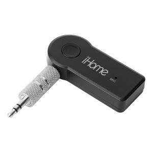 lot 33770 image: iHome 3.5MM Bluetooth Audio Receiver, Black