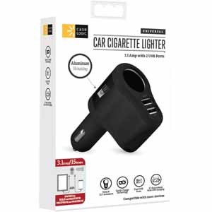 lot 33777 image: Case Logic 3amp Dual Usb Car port - Black