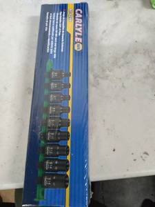 lot 33792 image: 38in Dr 9pc External Star Impact Socket S 61-0219 Carlyle Top Quality Product
