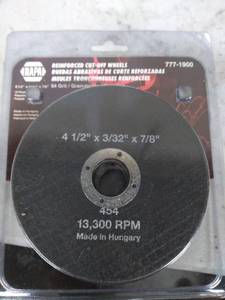 lot 33795 image: 777-1900  cut off wheels