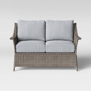 lot 33855 image: Foxborough Patio Loveseat Gray - Threshold