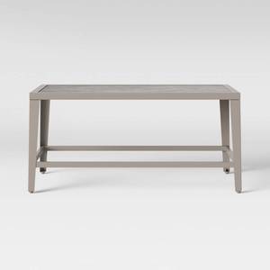 lot 33857 image: Foxborough Patio Coffee Table Gray - Threshold