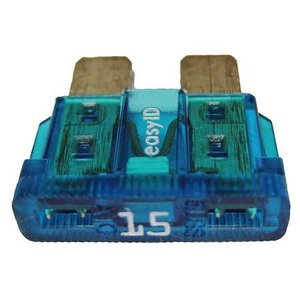 lot 33909 image: Bussmann BPATC-15ID easyID Illuminating Blade Fuse, (Pack of 2)