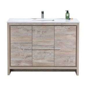 lot 33760 image: Dolce 48 Modern Single Bathroom Vanity
