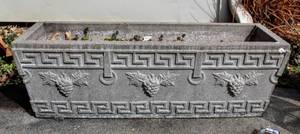 lot 8172 image: Decorative Concrete Planter Box 30 W x 9
