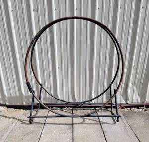 lot 8157 image: Circular 40 Firewood Log Storage Hoop Rack