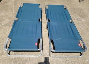 lot 8210 image: (2) Coleman Camping Cots
