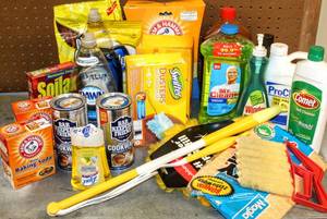 lot 8404 image: Assorted Household Cleaners and Chemicals Lot - Many New