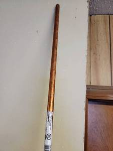 lot 8432 image: Copper Ground Rod with Pointed End 58 x 8