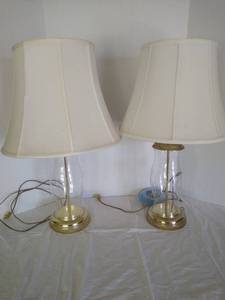 lot 1937 image: Pair of matching lamps