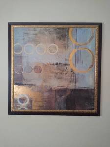 lot 1948 image: 2 hanging wall art