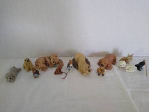 lot 1965 image: Miniature animal figurines