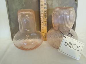 lot 2020 image: 2 - pink bedside carafe  1 by Balos 