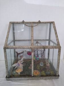 lot 2055 image: Terrarium with fairy diorama