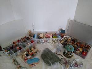 lot 2058 image: Miniature fairy decor- all totes included