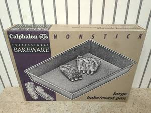 lot 2172 image: Calphalon professional bake ware large bakeroast pan