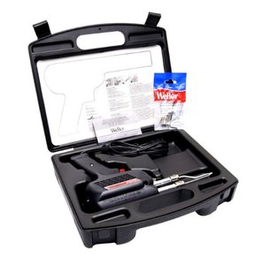 lot 25005 image: Weller D550PK 260-Watt200W Professional Soldering Gun Kit with Three Tips and Solder in Carrying Case